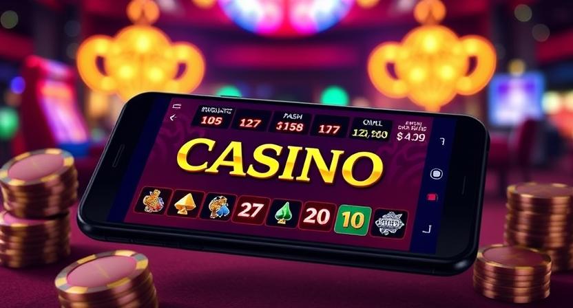 0777BET mobile casino app interface